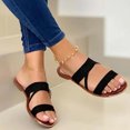 thumbnail image 1 of Zapatillas con punta abierta para mujer, sandalias cómodas, informales, cómodas, para la playa Wmkox8yii ytu5731, 1 of 4