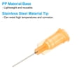 thumbnail image 3 of Uxcell 23Ga Dispensing Needles, 52Pcs 1/2 inch Industrial Blunt Tip Dispensing Needle Syringes with Luer Lock Needle for Refilling Liquid Inks Adhesive Glue Oil, Orange, 3 of 7