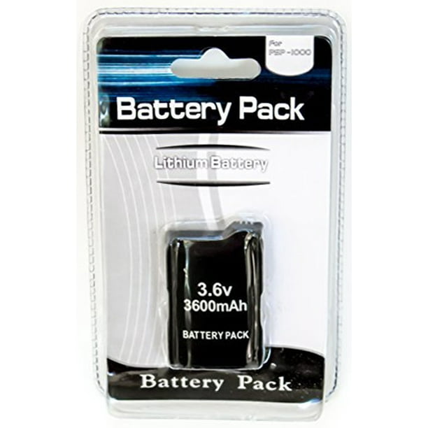 Extended 3 6v 2400mah Li Ion Rechargeable Battery Pack For Sony Psp 1000 Fat Walmart Com Walmart Com