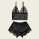 thumbnail image 2 of Women New Sexy Fashion Lace Lingerie Silk Underwear Sleepwear Pajamas Satin, 2 of 4