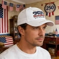 thumbnail image 6 of America 250 Years of Freedom Baseball Cap, 250th Anniversary USA Hat Patriotic American Eagle Cap, America 250th Anniversary Hat Adjustable, USA 250th Anniversary Merchandise Gift, 6 of 6
