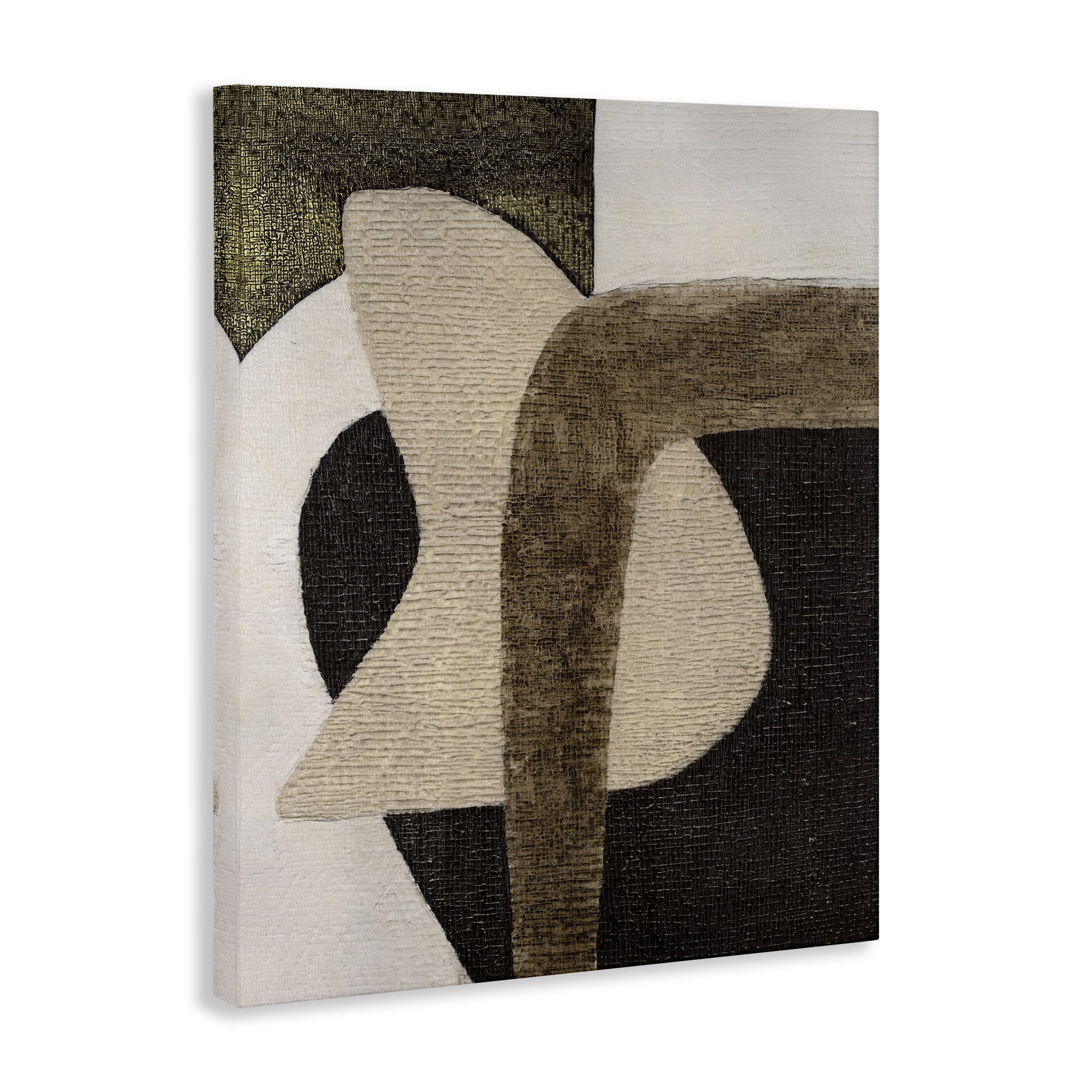 Stupell Industries Boho Modern Shape Pattern Abstract Painting Gallery Wrapped Canvas Art Print Wall Art, 30 x 40