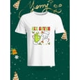 thumbnail image 1 of Fashionable and Christmas Theme T-Shirt, Funny Print T-Shirt Most Likely to Say 67 at the Party, Must-Have Personalized Short-Sleeve for Festival Parties, 1 of 6