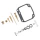 thumbnail image 4 of Kit de reconstrucción de carbohidratos juego de reparación de carburador de metal Rendimiento estable 19 piezas para reemplazo de vehículos para Suzuki LT160 LT160E 1989-1992 ANGGREK Otros, 4 of 8