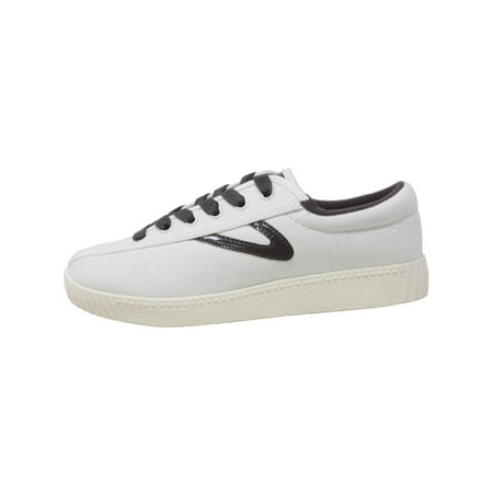 Tretorn Women's Nylite 28 Plus Cnvas Vintage White / Inox Ankle-High Canvas Fashion Sneaker - 5