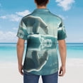 thumbnail image 6 of Daiia Polar Bear On Iceberg Hawaiian Shirt for Men Gentle Cotton Regular Short Sleeve Casual-Small, 6 of 9