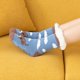 thumbnail image 5 of Gibobby Calcetines Hombre y Mujer navideños Calcetines de suelo Calcetines forrados Calcetines suaves de invierno para el Zapatillas Calcetines peludos unisex súper cálidos (Azul, Unitalla), 5 of 5