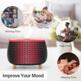 thumbnail image 5 of Diffuserlove  400ml Triangular Bottom Humidifier, Essential Oil Diffuser, 7 Night Light Colors, 2 Mist Modes, Aromatherapy, Fresh Air(Green), 5 of 10