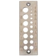 thumbnail image 1 of Lefu Steel Dowel Plate Dowel Plate 16 Holes Dowel Maker Steel Plate Wood Maker Tool, 1 of 4