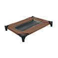 thumbnail image 3 of Cama elevada para perros con patas antideslizantes y transpirable para gatos y mascotas pequeñas y medianas. Marrón, 3 of 9