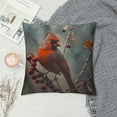thumbnail image 2 of Nawypu  18"X18" Throw Pillow Covers Red Cardinal, Winter Cardinal Bird Berry Tree Boho Pillowcase Cushion Covers for Couch Bed, Square Decorative Pillow Cover Home Sofa Bedroom Car, 2 of 5