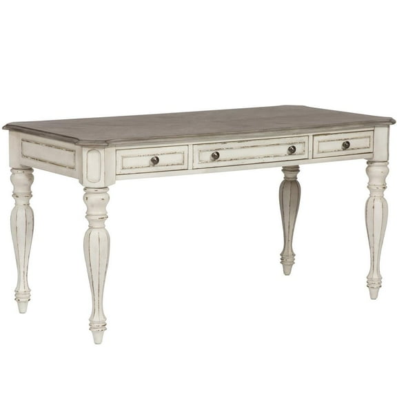 Magnolia Manor White Writing Desk