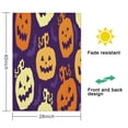 thumbnail image 5 of Purple Halloween Jack Lanterns Fall Garden Flags 28"x40" Double Side,Small Yard Flags for Outside,Outdoor Fall Decor,Autumn Funny Garden Flag Yard Decoration, 5 of 5