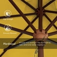 thumbnail image 3 of California Umbrella 9' Grove Olefin Push Lift Patio Umbrella in Lemon, 3 of 5