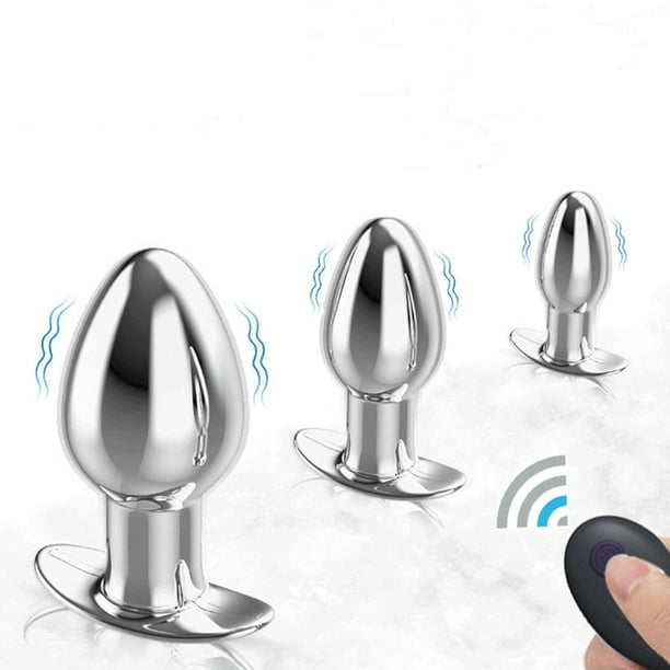 Birdsexy Anal Vibrator Metal Anal Butt Plug Prostate Massager With 7 Vibration Modes And Remote