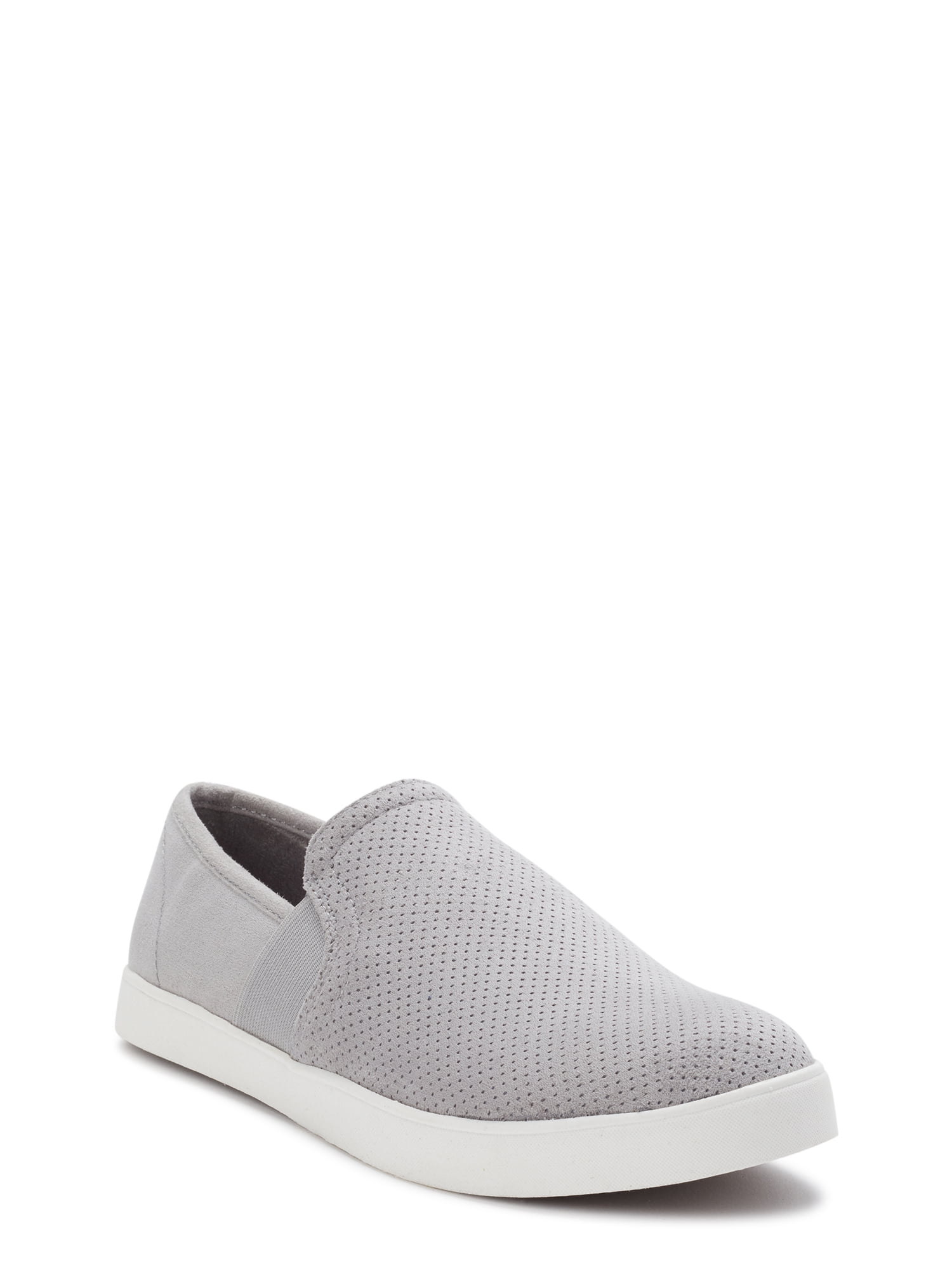 womens grey slip on shoes