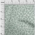 thumbnail image 1 of oneOone Cotton Poplin Twill Dusty Green Fabric Giraffe Animal Skin Dress Material Fabric Print Fabric By The Yard 56 Inch Wide, 1 of 4