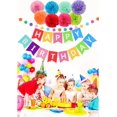 thumbnail image 2 of Guirnalda de Decoración para Cumpleaños Threemart Feliz Cumpleaños, 2 of 7