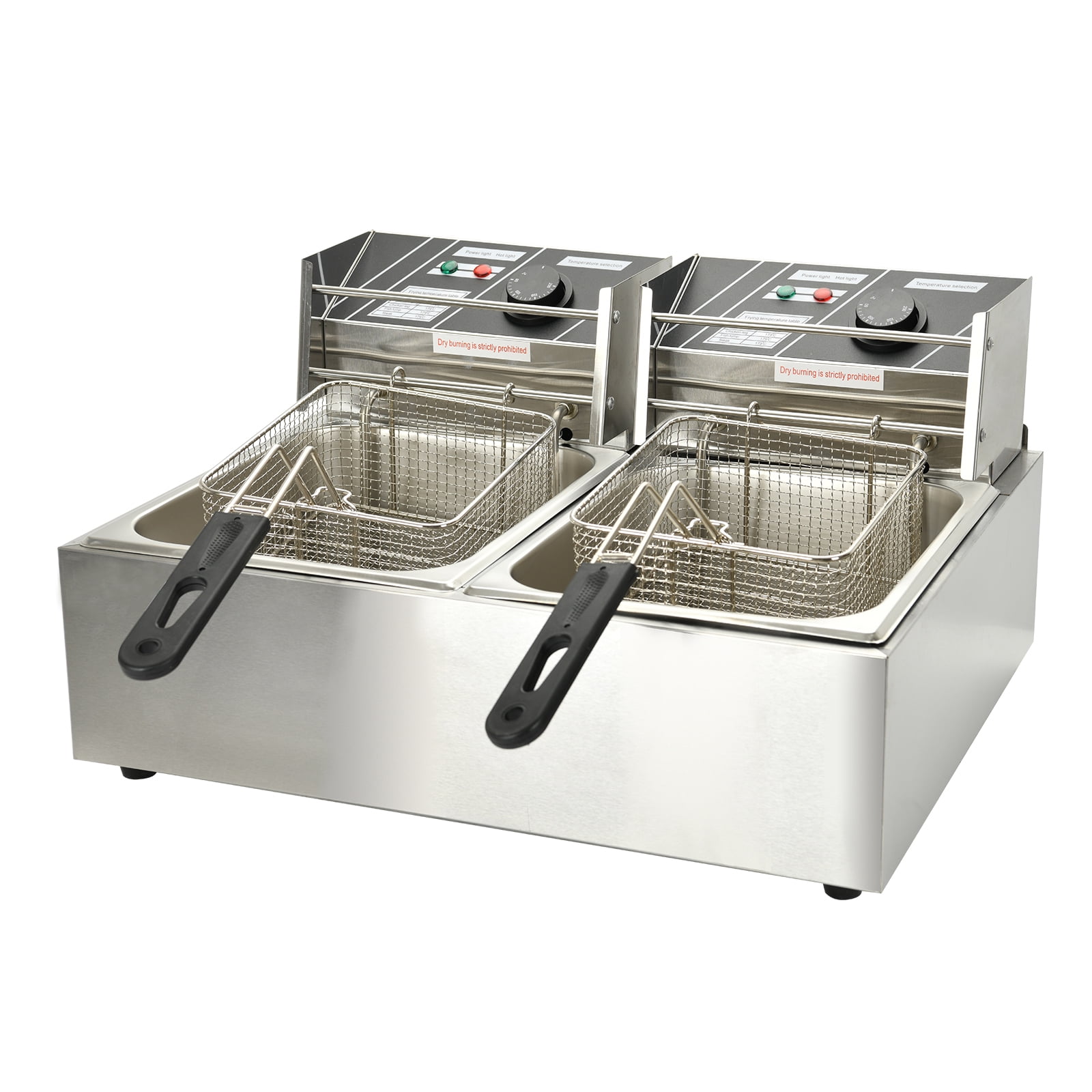 SUNCOO 3600W Large Electric Fryer Deep Fryer 16Litre Commercial French