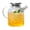 Stainless steel lid, variant on Heat-Resistants Glass Teapot with Handle Large Capacity Cold Water Kettles for Household Use Practical Glass Jugs