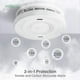 thumbnail image 5 of Alarma detectora de humo y monóxido de carbono, 10 años con pilas, alarma con sensor dual, 5 of 5