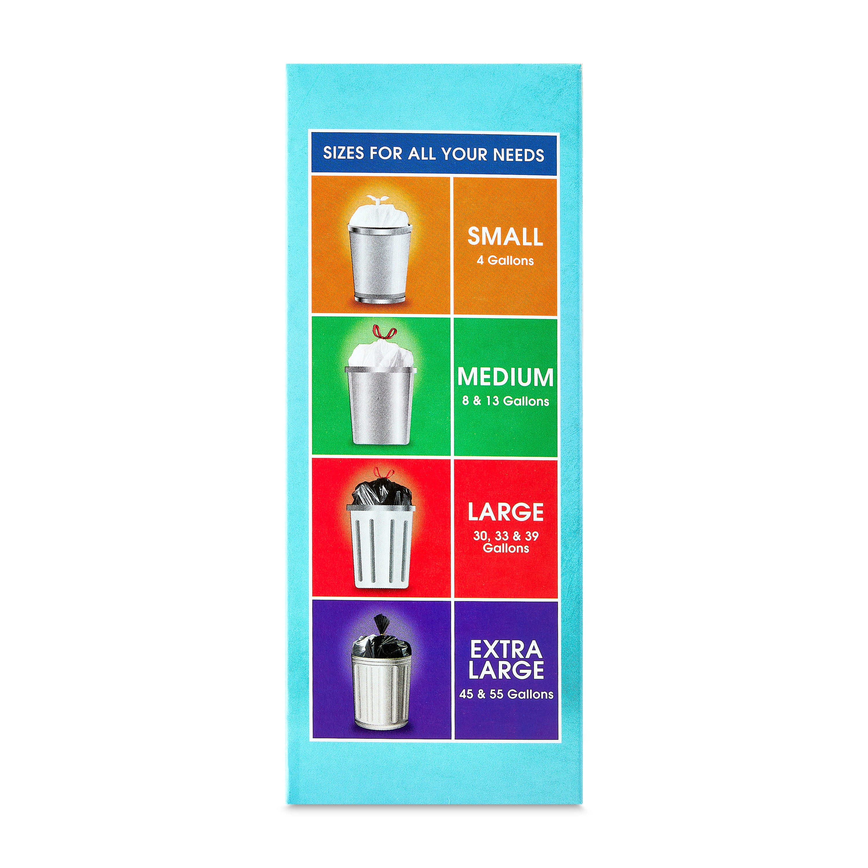 Great Value 13-Gallon Drawstring Tall Kitchen Bags, 80 Bags