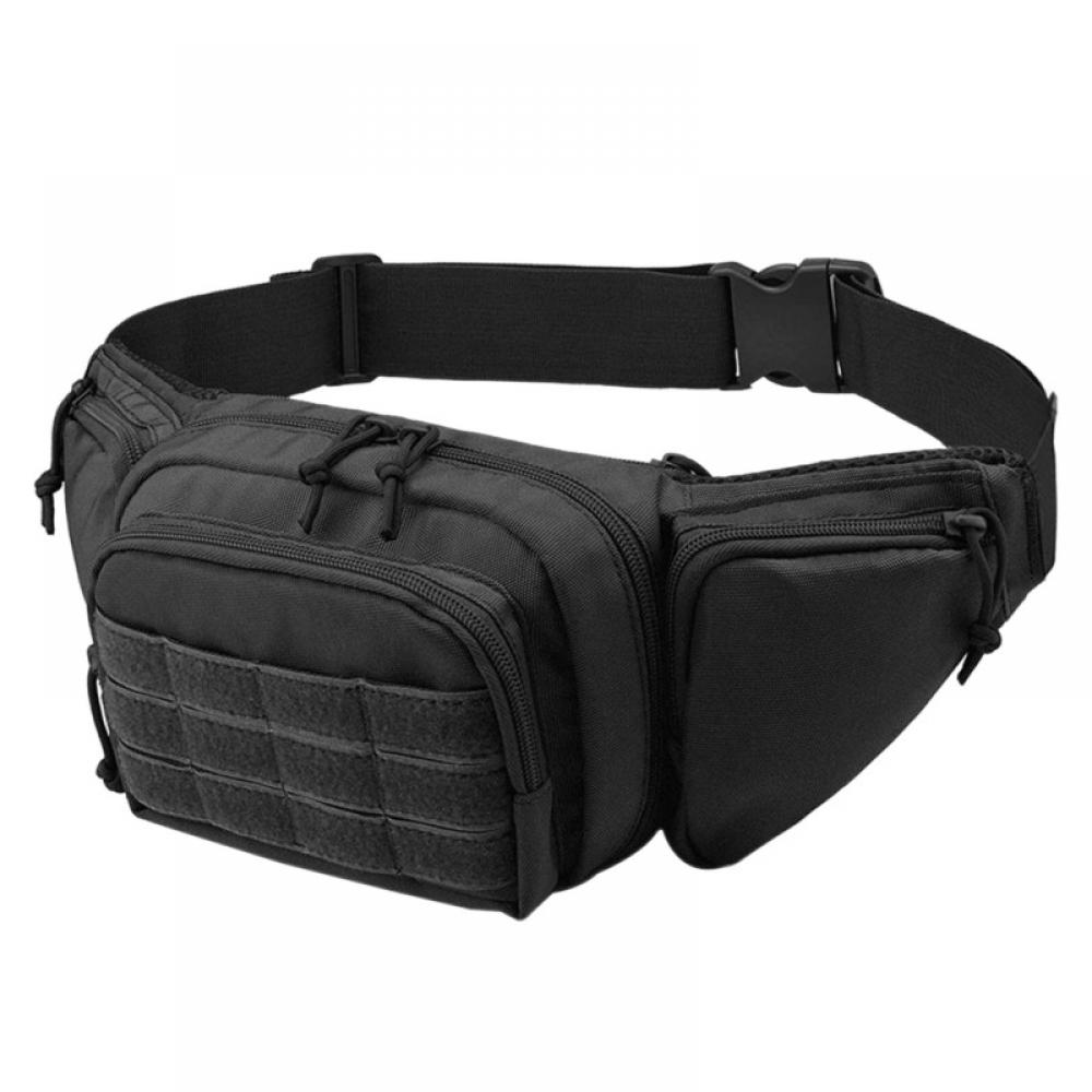 Outdoor Waist Bag Adjustable Simple Oxford Sports Fanny Pack Hip Bum