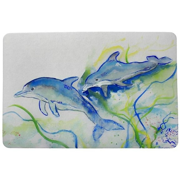 Betsy Drake DM002 Dolphins Door Mat - 18 x 26 in.