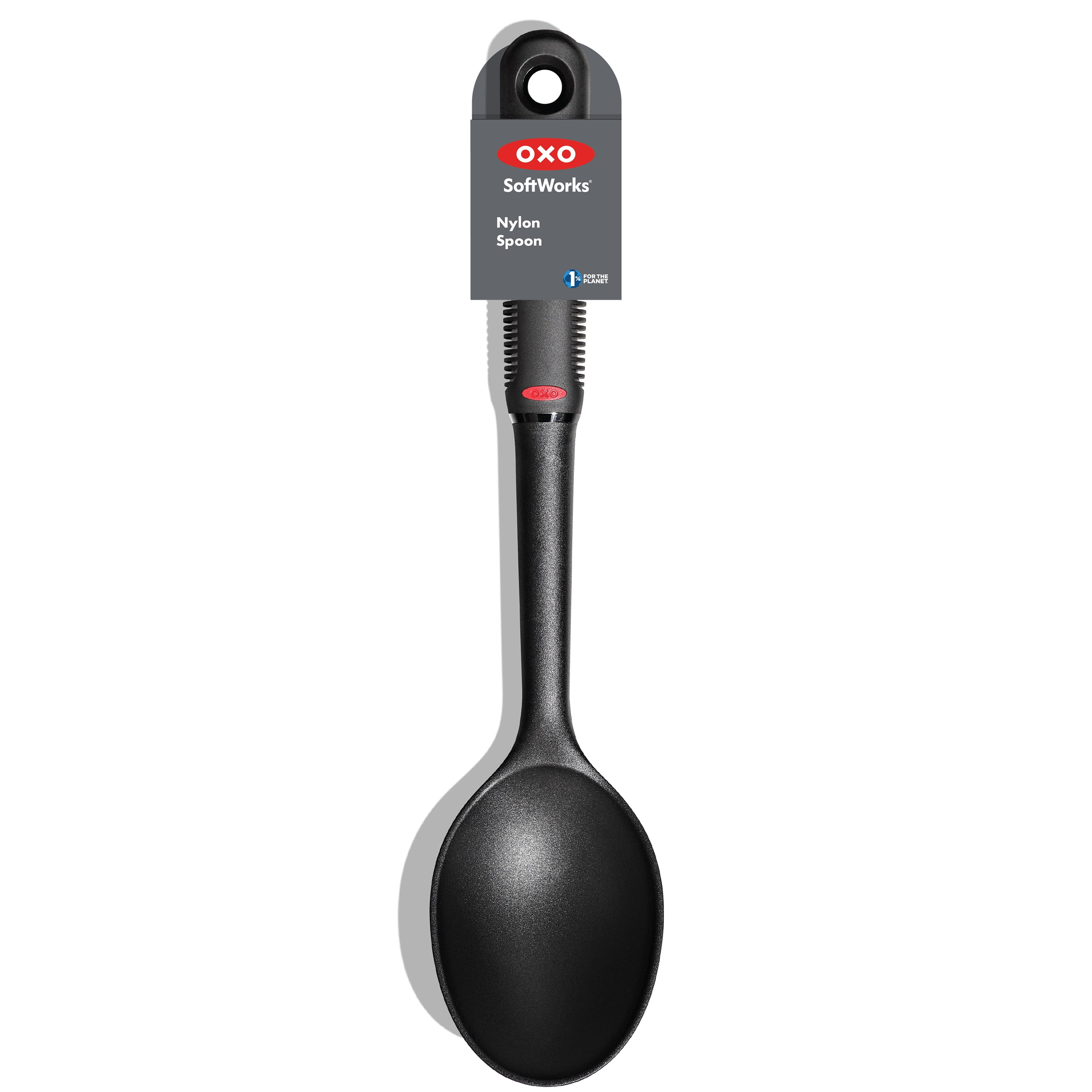 OXO Softworks 13" Nylon Cooking Spoon, Black