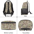 thumbnail image 6 of HUISEFOR Camo Bow Deer Backpack for School Kids Girls 17 Inch Large Capacity School Bag with Front Zipper, Lightweight Comfortable Backpack for Middle School Boys, 6 of 7