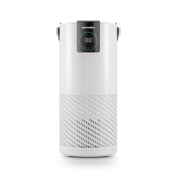 Homedics® 2-in-1 Air Purifier & Humidifier, with Digital Auto adjusting Humidistat, Color-Coded Indicator