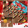 thumbnail image 3 of Scheam Small Fake Canes Candy 1.2" Mixcolor Christmas Ornaments Polymer Clay Candy Craft Tree Hanging DIY Decorations for Home Office Xmas Party Miniature Decor 60 Pcs, 3 of 7