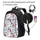 thumbnail image 2 of Balery London Landmark2 Mochila con carga USB para hombre y mujer - Mochila impermeable y antirrobo para laptop con puerto USB para viajes, trabajo, 2 of 7