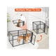 thumbnail image 5 of 48 pulgada heavy duty indestructible y escape - proof metal dog kennel para indoor y outdoor use, puppy playpen, 5 of 8