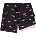 thumbnail image 2 of DAKIMOE Mens Swim Trunks with Compression Liner Quick Dry Board Shorts Beach Sports Short for Men Swimming Bathing Suits with Pockets Swimwear Surfing S to XL, 2 of 9