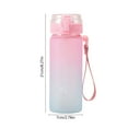 thumbnail image 2 of Gradient Color Portable Water Bottle with Leak-Proof Seal, One-Button Opening, and Carrying Strap – Ideal for Sports, Commuting, and Outdoor Activities, 2 of 5