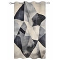 thumbnail image 2 of nqOlkjepod Outdoor Curtains for Patio Waterproof, Black White Geometric Outdoor Privacy Panels Grommet, Vintage Minimalist Art Blackout Outside Curtains for Porch/Cabana/Pergola 54"x108", 1 Panel, 2 of 8