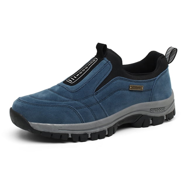 Chaussures de Sport Décontractées Antidérapantes pour Hommes Chaussures de Randonnée Résistantes à l'Usure Mode 2024 Confortables Chaussures Plates de Marche pour Hommes