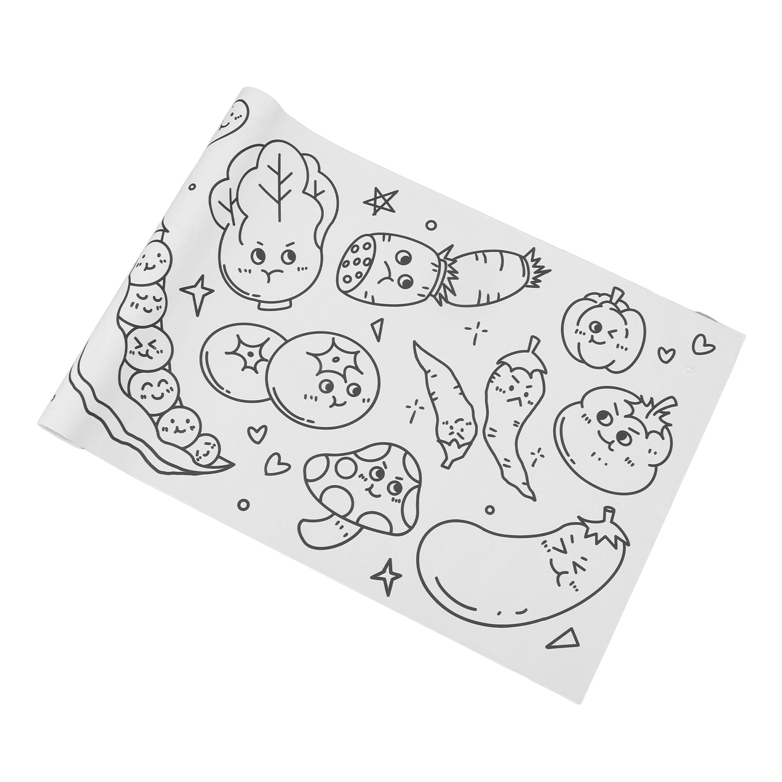 Coloring Paper Roll, Drawing Paper Roll 9.8ft 11.8in Wide For Home Type 1,Type 2