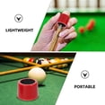 thumbnail image 3 of HIAKDOFT 6Pcs Billiard Cue Shaper Tool Red for Holding Chalk Better, 3 of 8