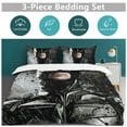 thumbnail image 5 of The Dark KnightCartoon Collection 3-Piece Comforter Set, Personalized Bedding Decor for Kids And Teens Bed Sheets, 5 of 5