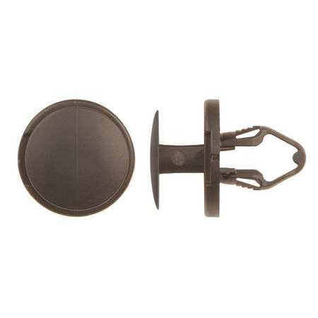 8.5mm Dia Nylon 14mm L Black 8.5mm Keyhole Push In Rivet pack of 5
