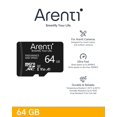 thumbnail image 2 of Tarjeta micro SDXC Arenti de 64 GB, paquete de 2 unidades, C10 U3 V30 A1, 2 of 6