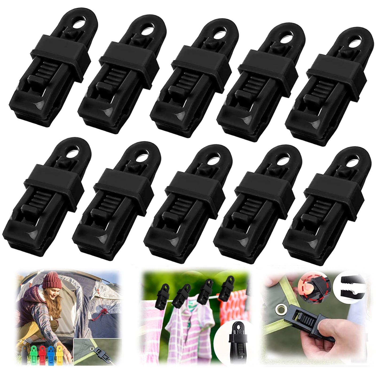 Adjustable Heavy Duty Lock Grip for Tarp & Shade Cloth, 2023 New