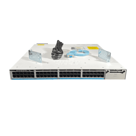 Restored Cisco C9300-48UN-A 48 Port UPOE Gigabit Network Switch
