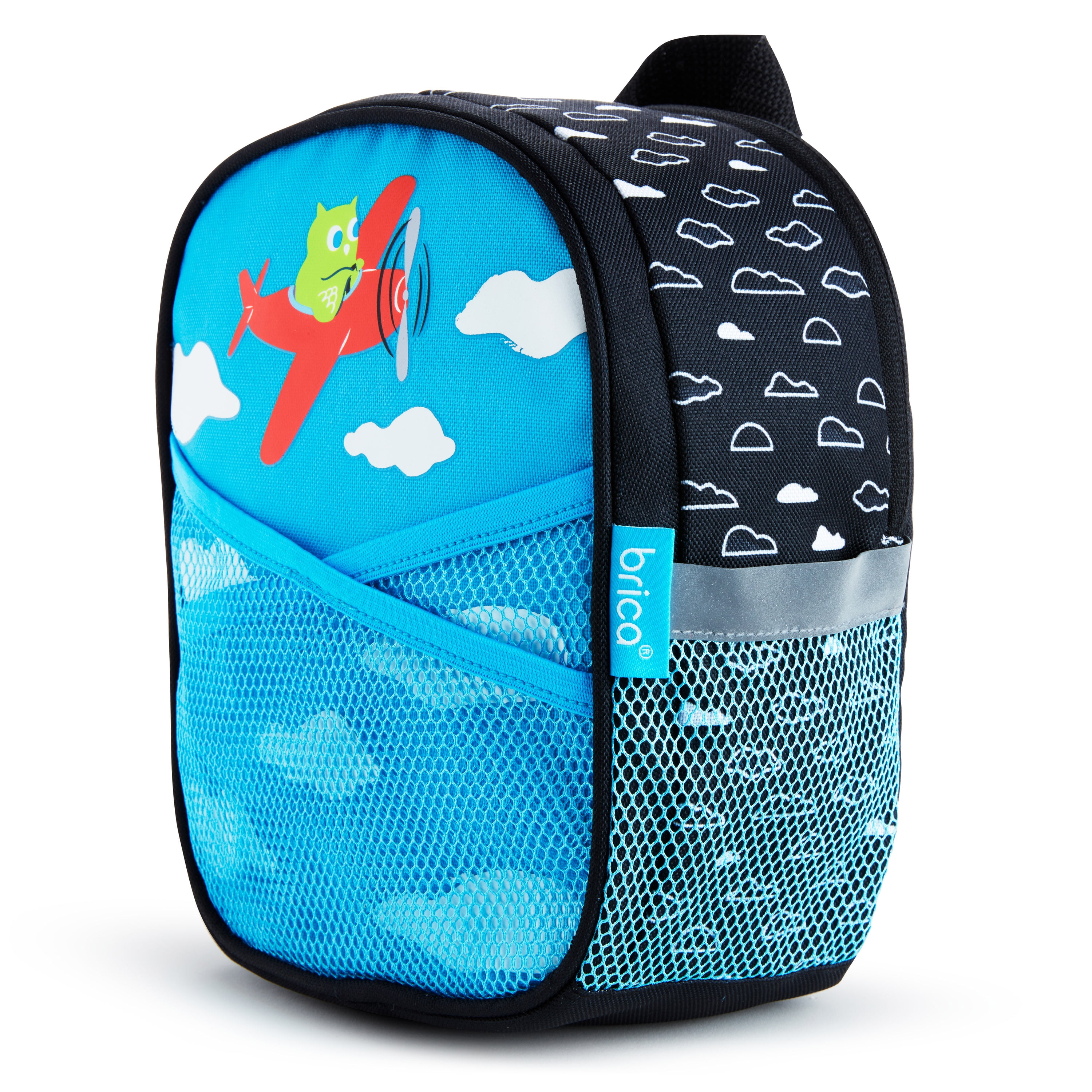 Munchkin Brica By My Side Safety Harness Backpack Includes Adjustable Chest Clip And Reflective Safety Strip For Nighttime Visibility Owl Walmart Com