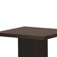 thumbnail image 4 of Benzara BM184934 Table d'Appoint Contemporaine avec Base à Piédestal, Brun Cappuccino, 4 of 4