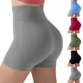 thumbnail image 6 of FAIWAD Workout Shorts Women Seamless High Waisted Athletic Yoga Shorts Scrunch Butt Lifting Running Gym Tights, 6 of 6