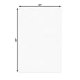 thumbnail image 2 of Oyster Shell White 25x38 Uncut Art Mat Board - No Opening - 25 Mats, 2 of 7