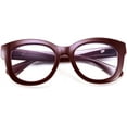 thumbnail image 2 of FEISEDY Retro Reading Glasses Thick Square Big Frame Blue Light Blocking Lens Anti Glare Digital Eyestrain B2534, 2 of 14